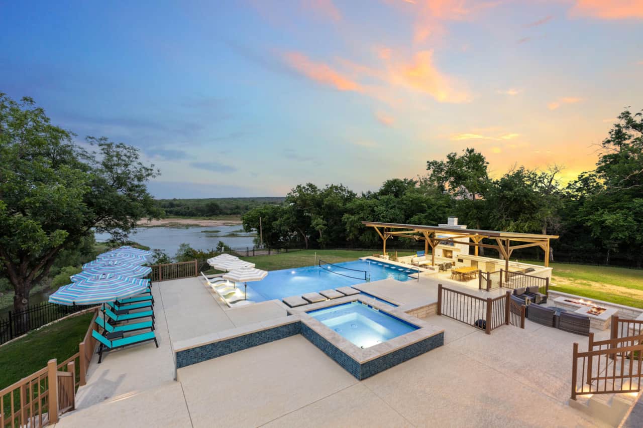 Pool with Outdoor Kitchen
