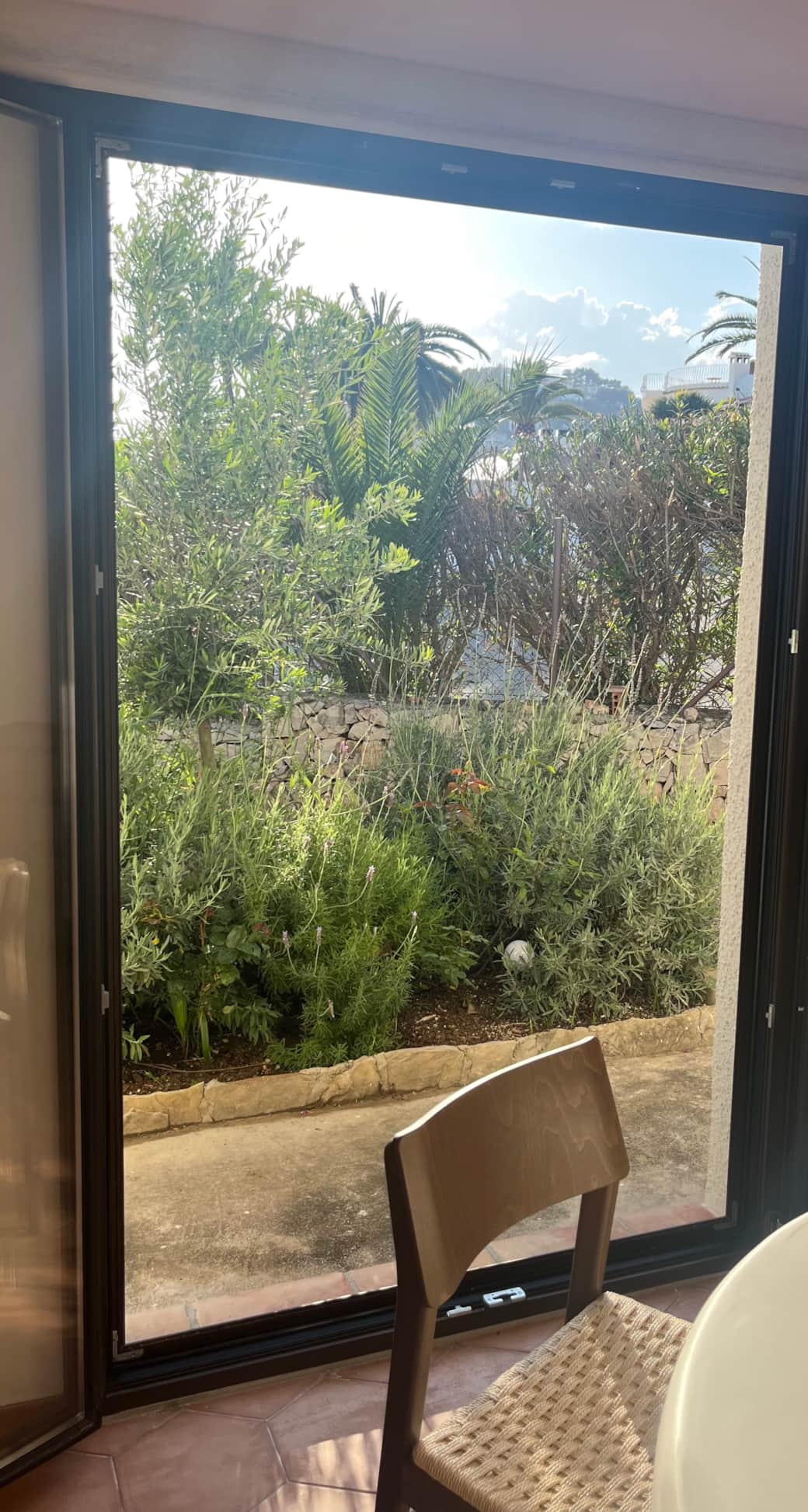 View of the lavender  beds