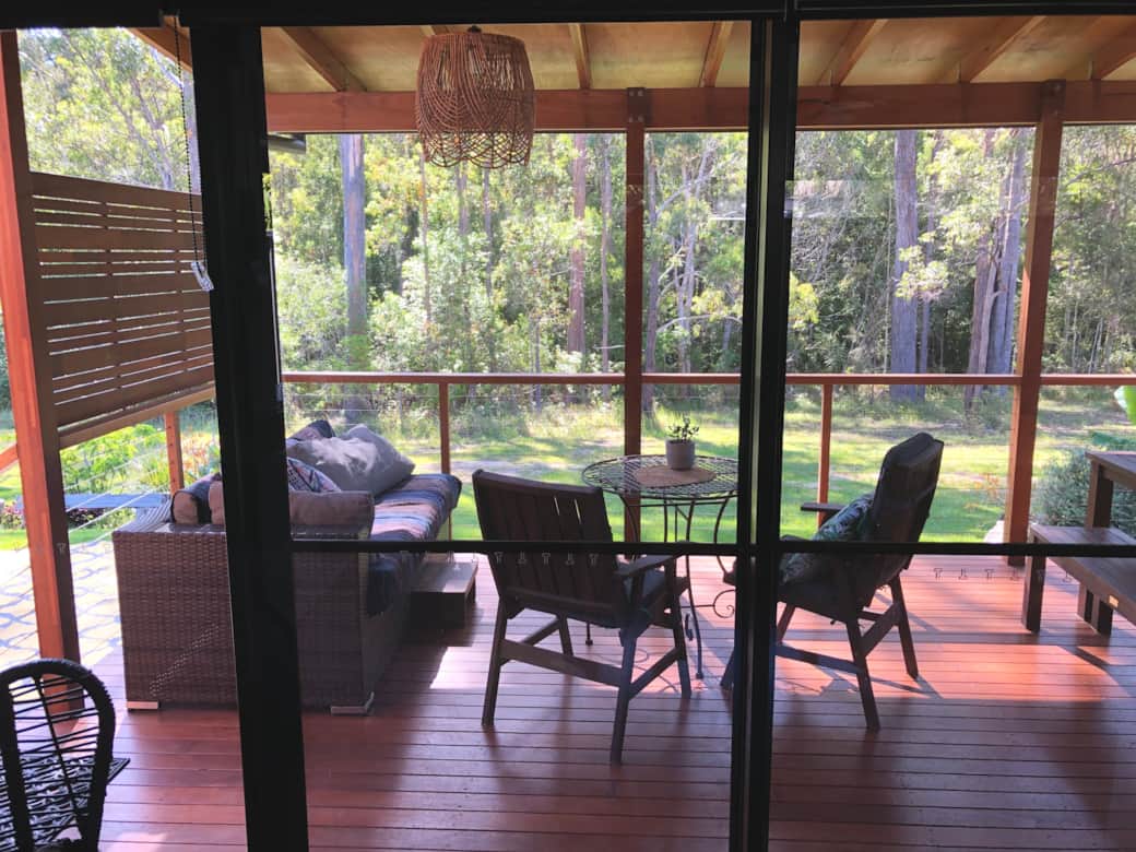 Bush Views - Back deck