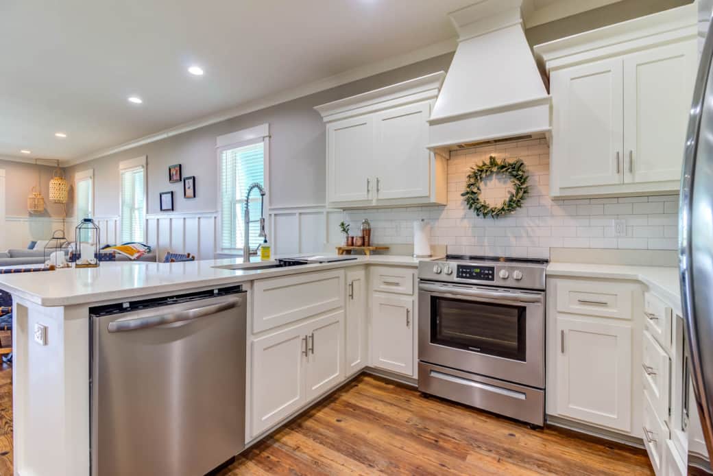 A welcoming kitchen-perfect for cooking your fresh catch