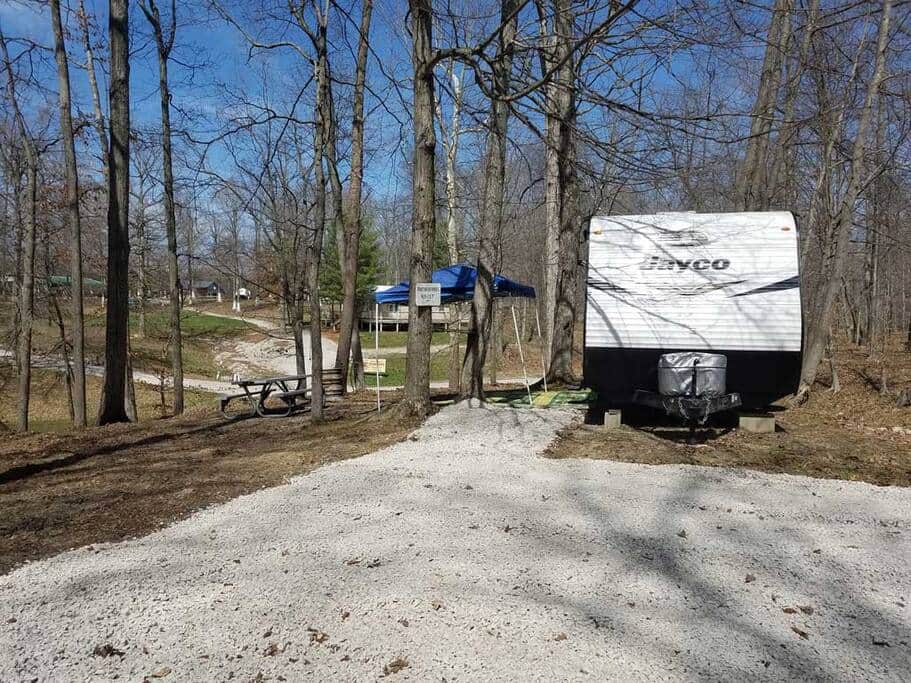 Rutherfords Roost Lakeside RV Rental Pet Friendly Camping in Jackson