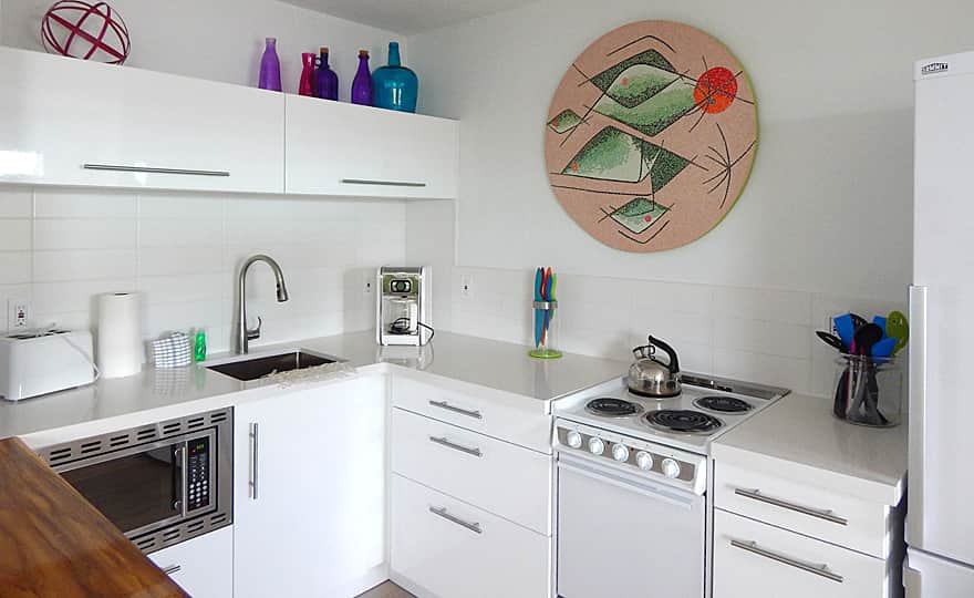 35 Kitchen fully stocked with everything you need to prepare complete meals. 