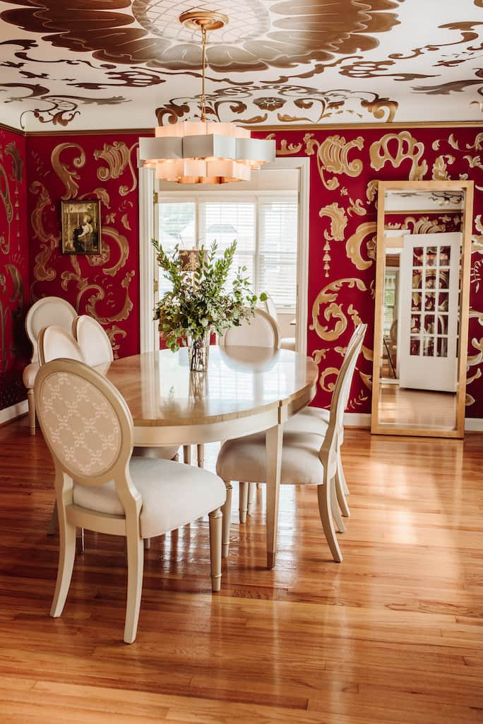 Dining Room - Hand Painted Walls