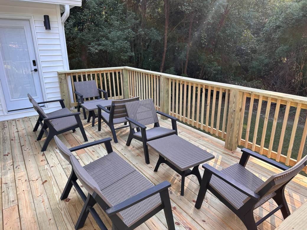 Deck space for all to enjoy