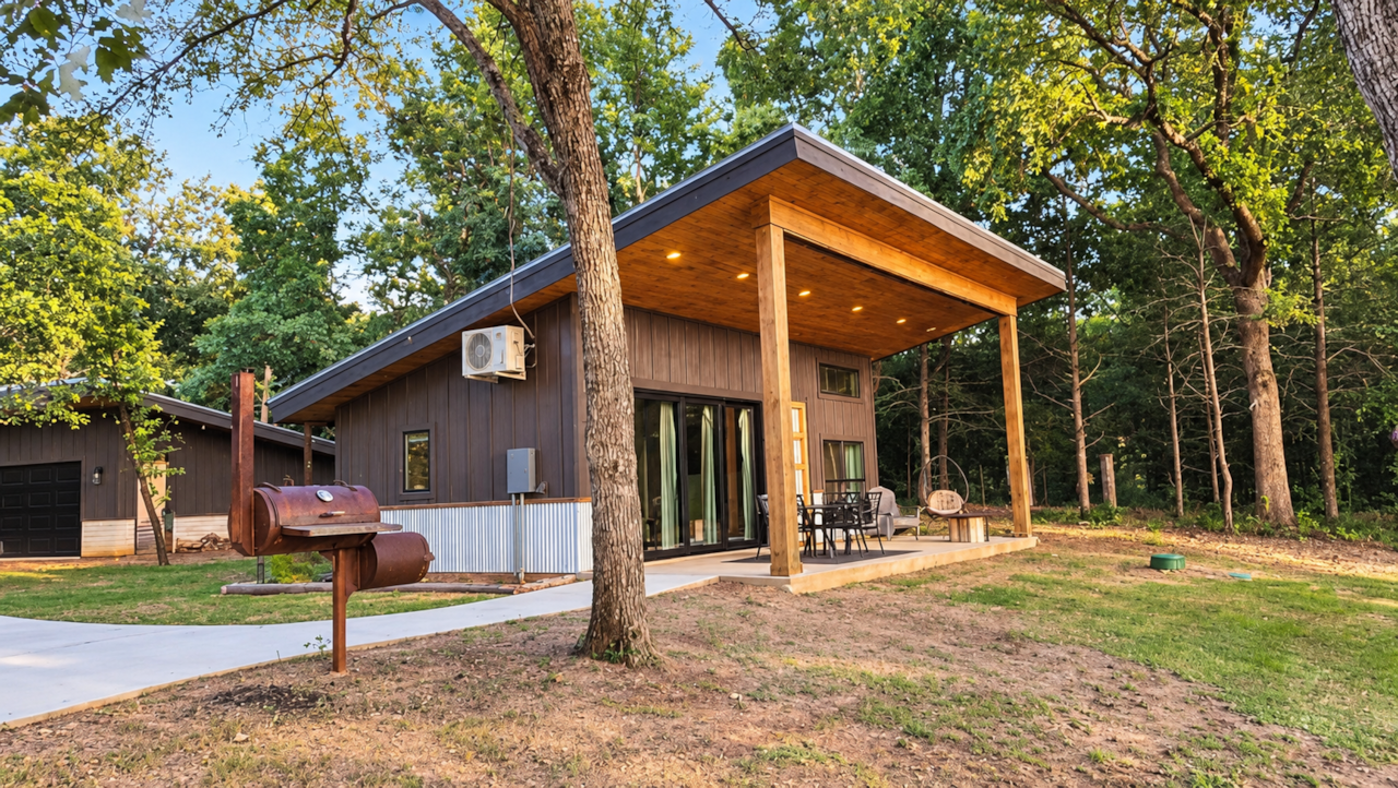 Modern Rustic Cabin Among the Trees