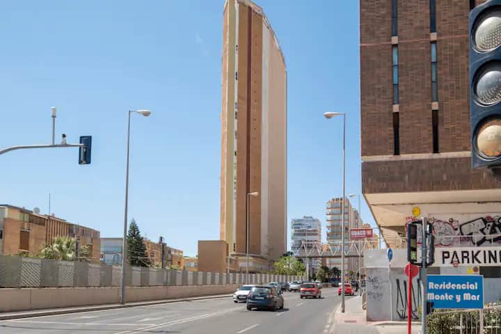 Vistas hacia la derecha desde puerta apartamento