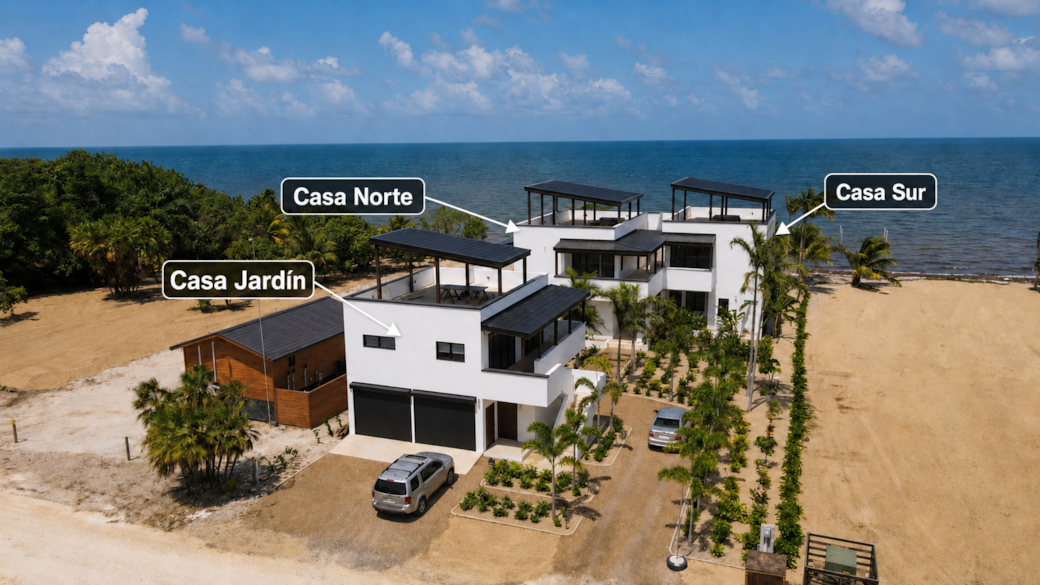 Aerial View 3 Villas