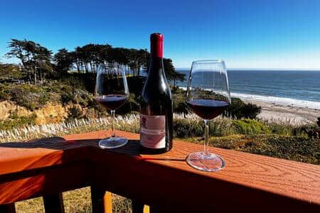 Unit 75 balcony with ocean view at Seascape