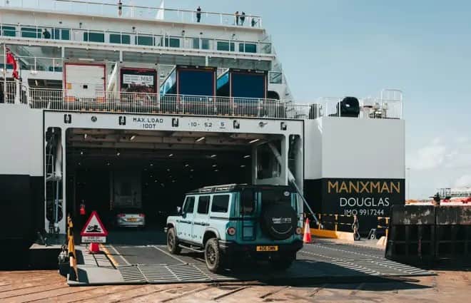 Driving on a Steam Packet Ferry (credit: Steam Packet Company)