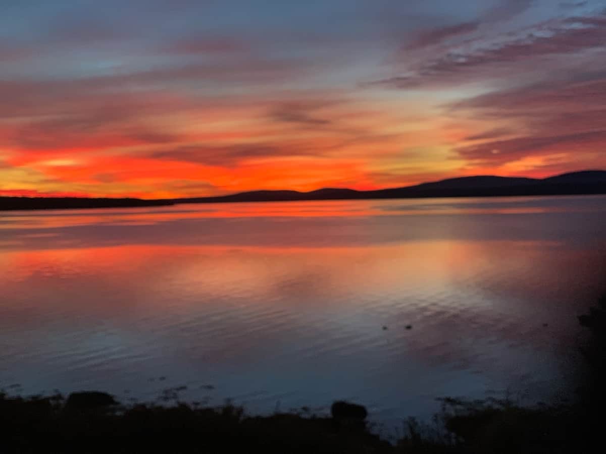 Sunrise over Acadia