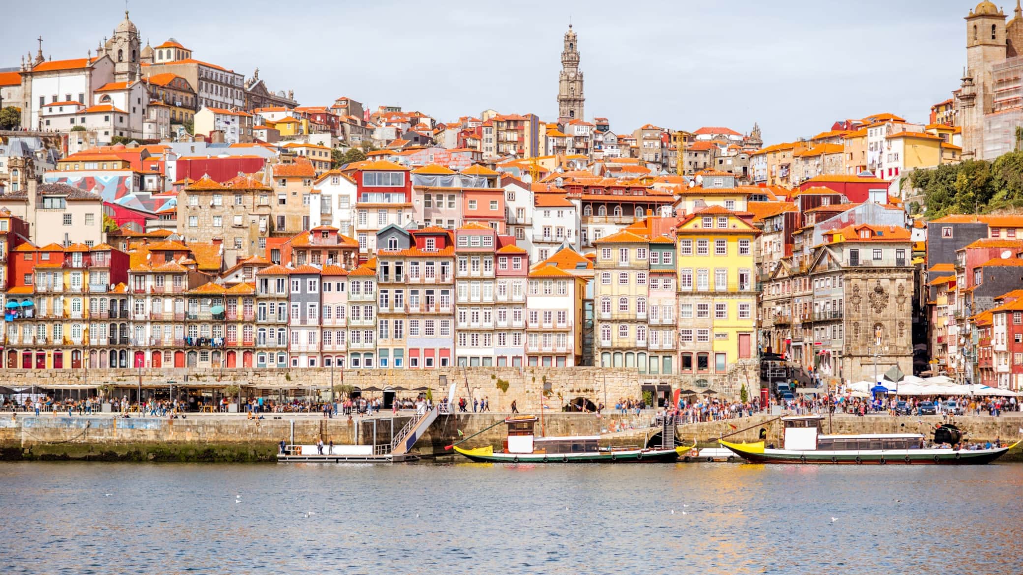 View of Porto from Douro river