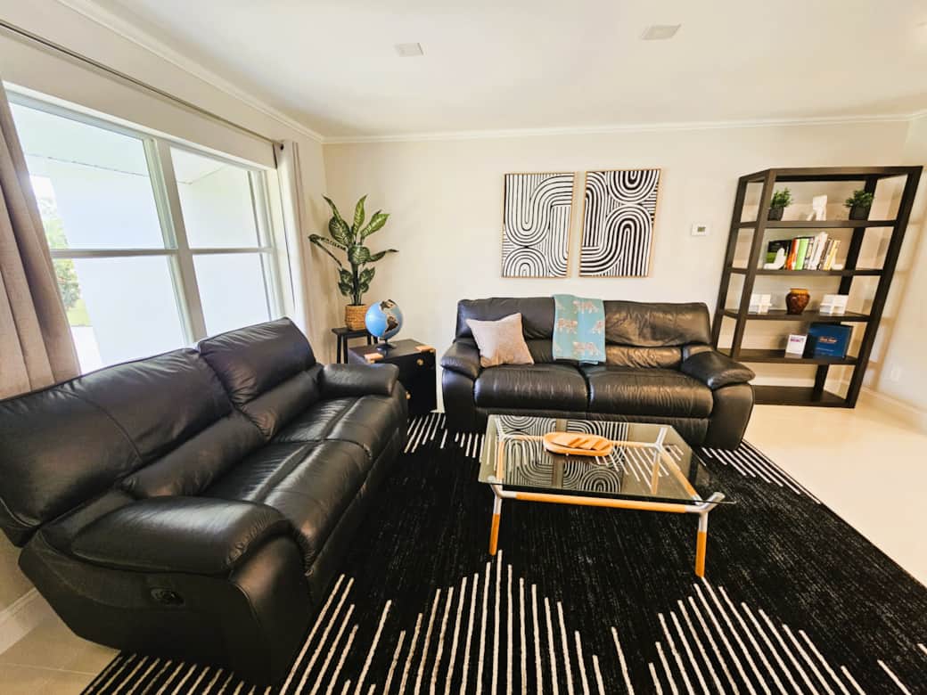 Living Room with Reclining Couches