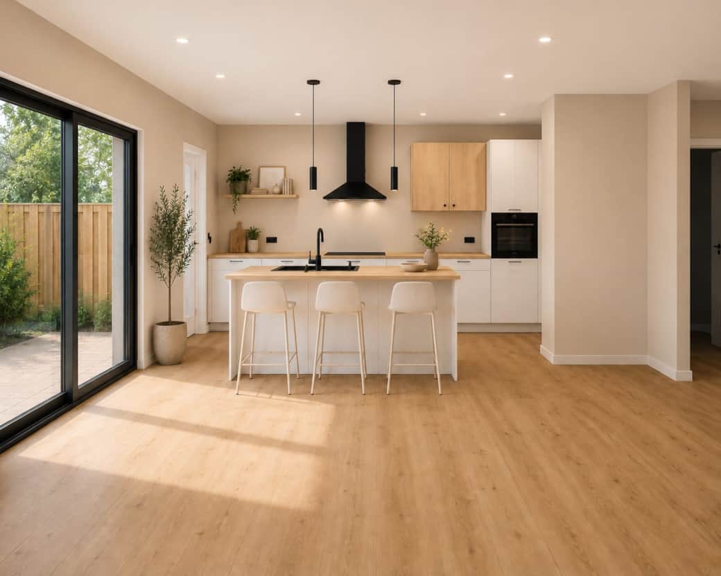 Kitchen visualisation, AI generated