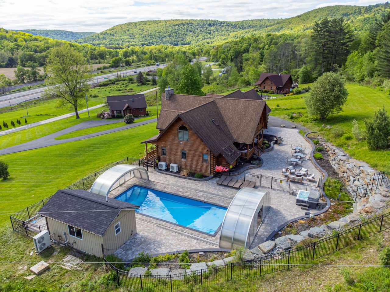 Eagle Manor with year-round pool