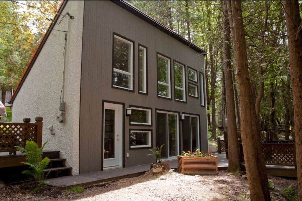 View from outside of the cottage 