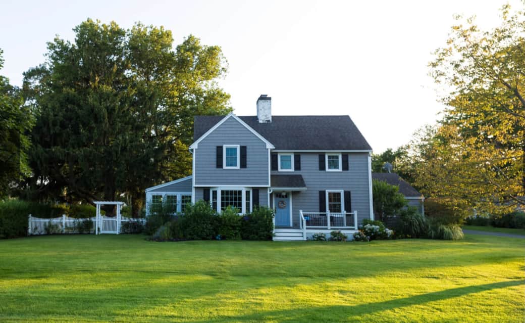 Corner property with enclosed back yard