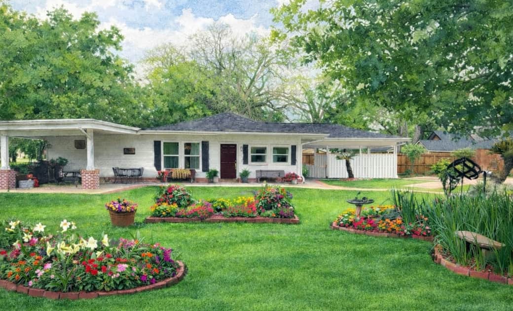 The West Wing Guest Inn on the grounds of the Historic Walter S. Neel Home