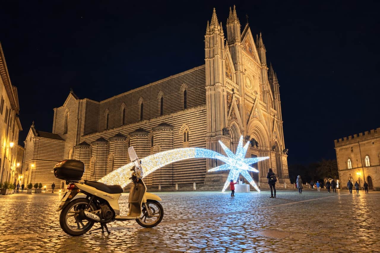 Orvieto Cathedral at Christmas