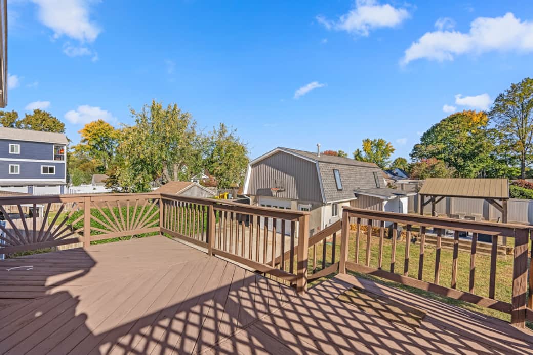 Experience water views of the South River in the cooler months