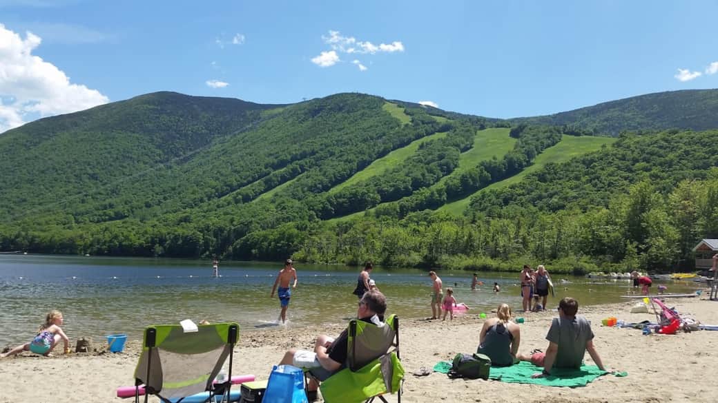 Just 3 miles from Big Red, Echo Lake at the base of Cannon Mountain is a summer delight. With lifeguards and paddle boats, everyone loves it!