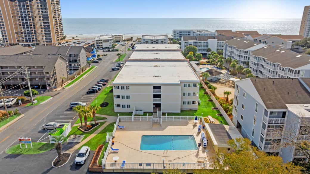 View of Building B & Pool 