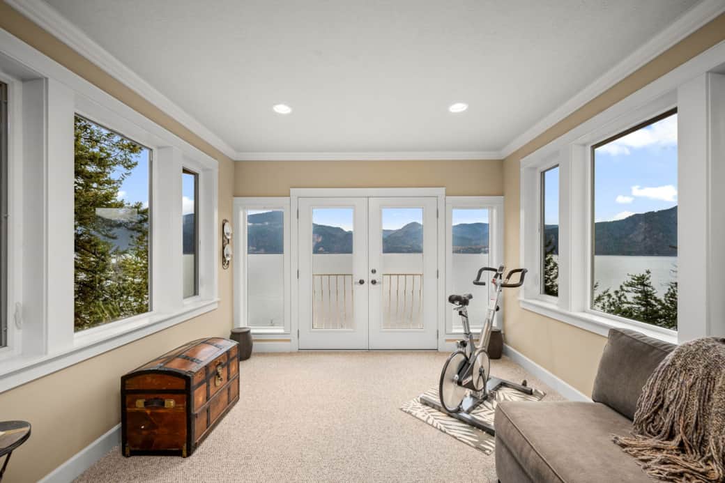 Get your workout on while watching bald eagles fly by