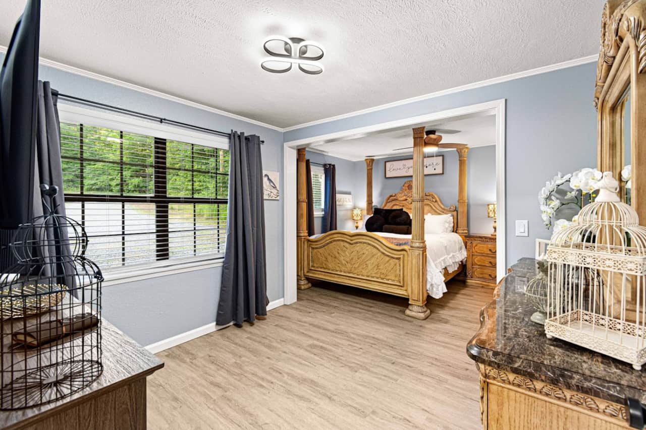 Master bedroom with tons of space!