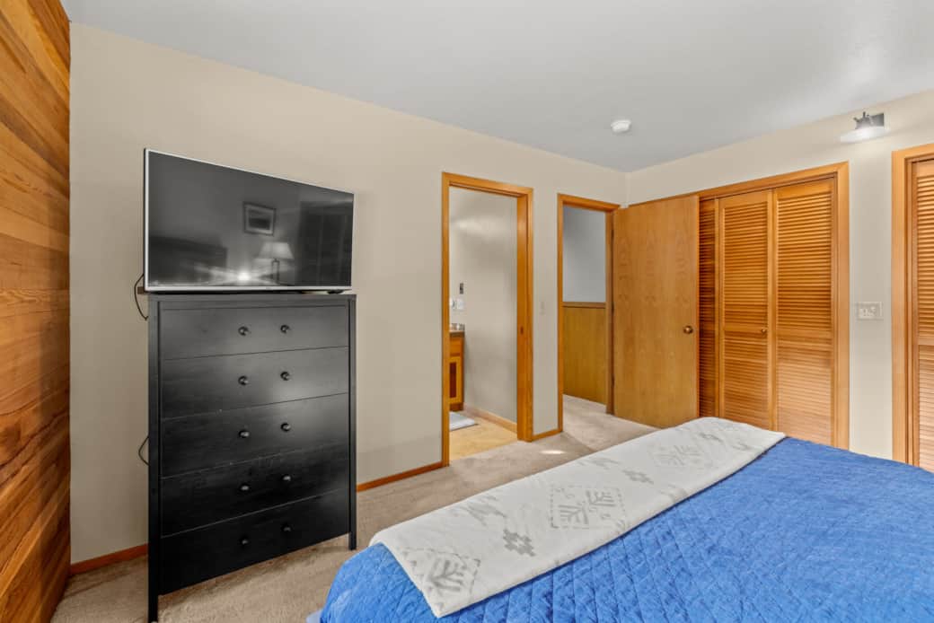 Main Floor King Bedroom with En Suite Full Bath