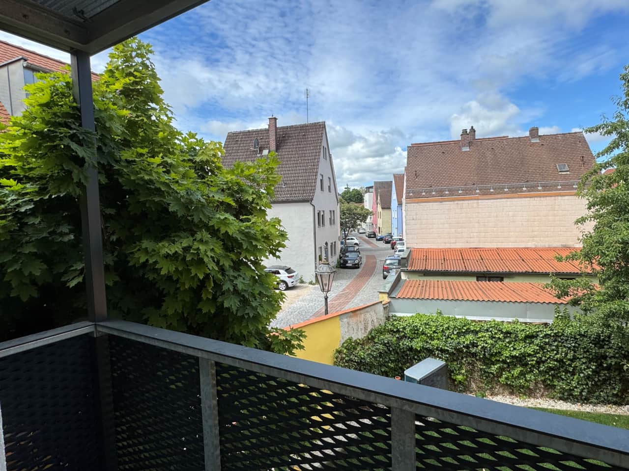 Blick vom Balkon