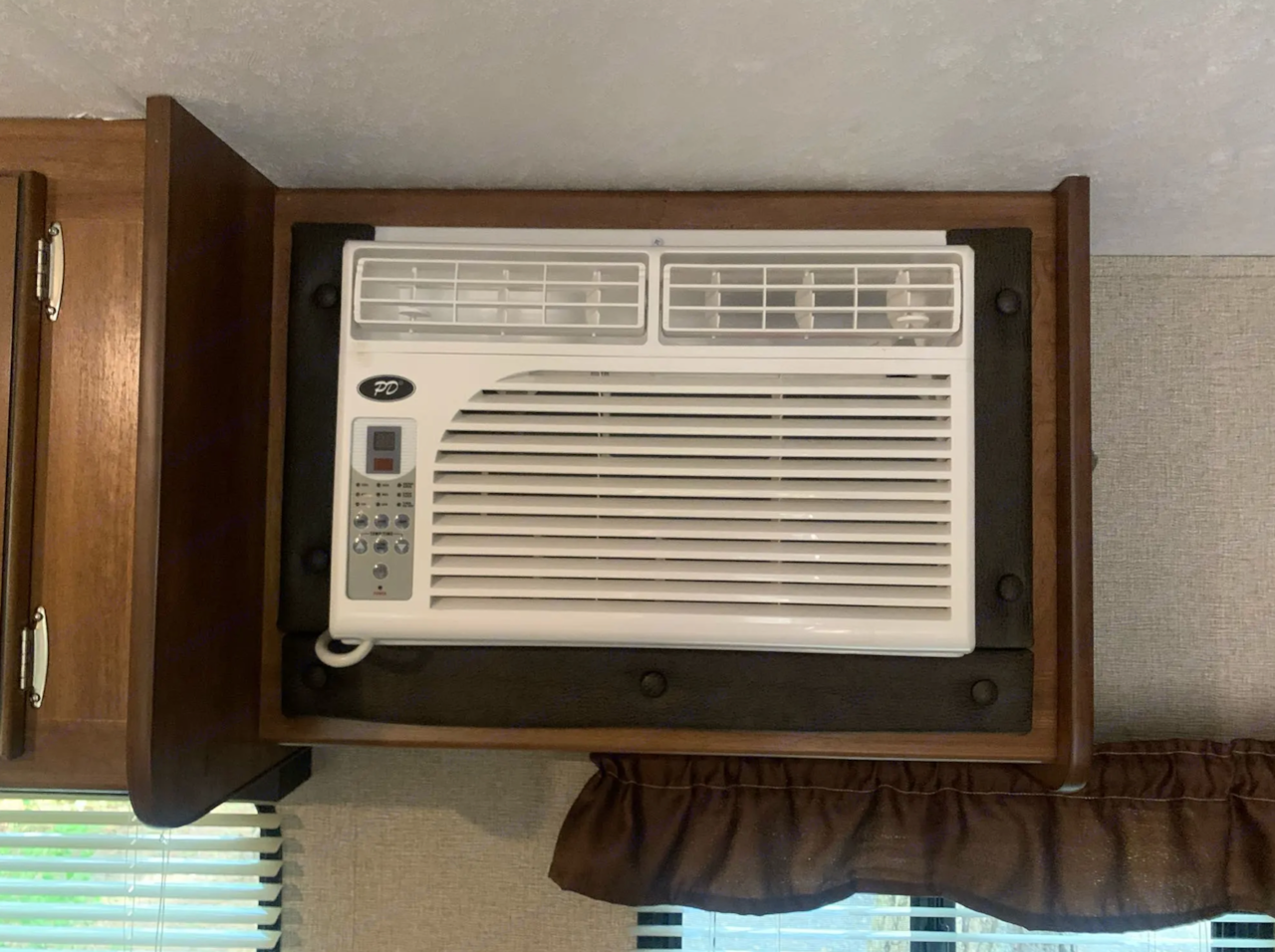 wall mounted A/C unit. 