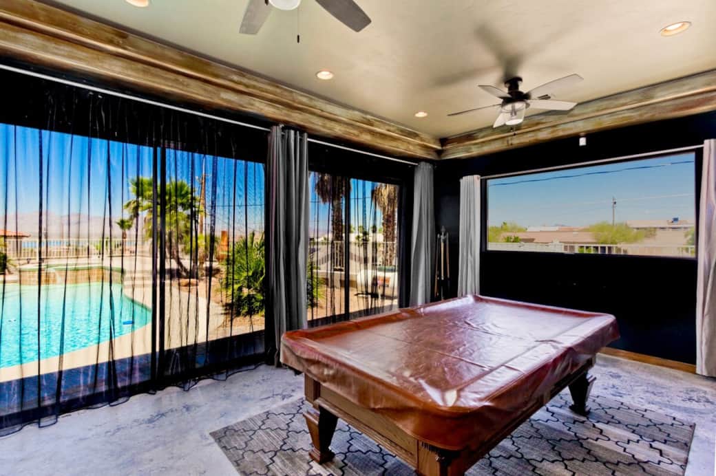 Pool table in Casita. Pool table in Casita.