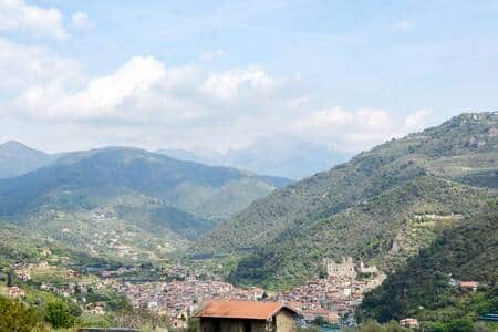 panoramic view from the villa