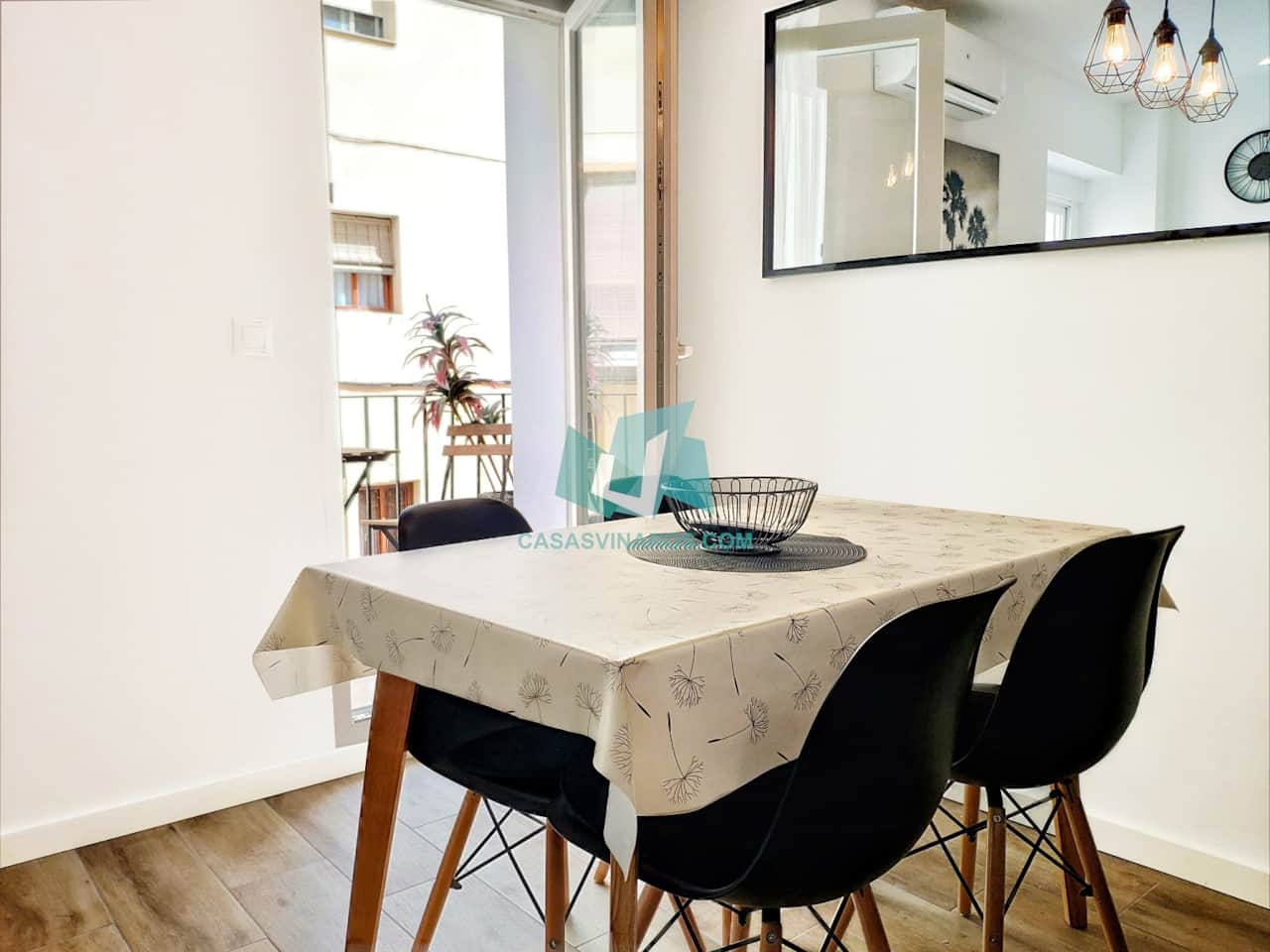 Apartment Holiday rental Estrella de Mar - Dining room with views to the terrace