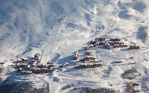 Valmeinier vue du ciel