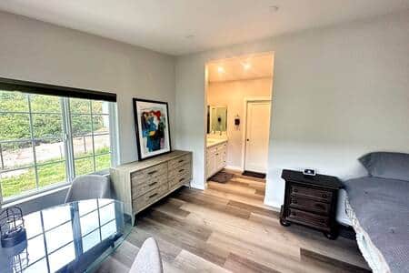 Master Bedroom and working area and private bathroom