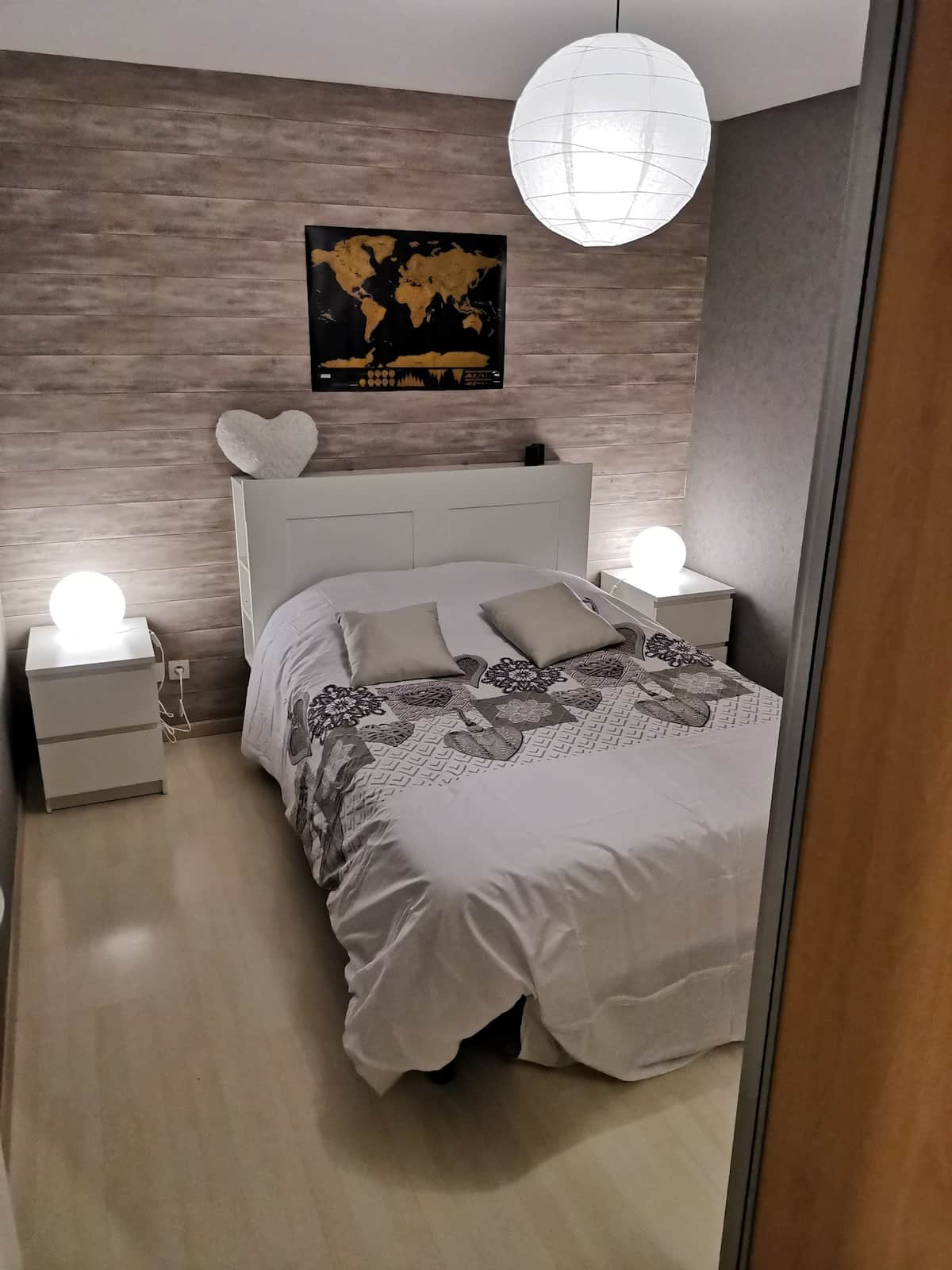 Pièce de vie de l’appartement de Colmar