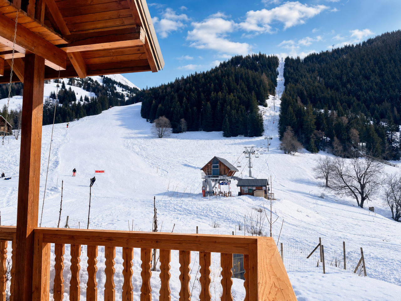 Terrasse pistes