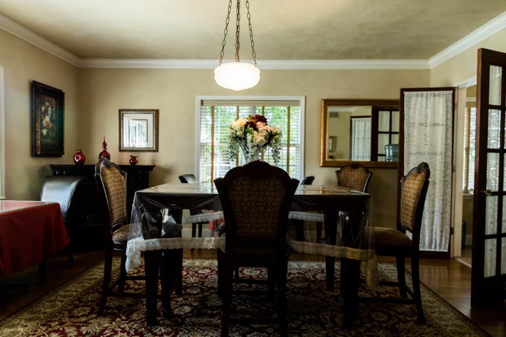 Elegant Tudor dining room—enjoy breakfast surrounded by classic décor Elegant Tudor dining room—enjoy breakfast surrounded by classic décor