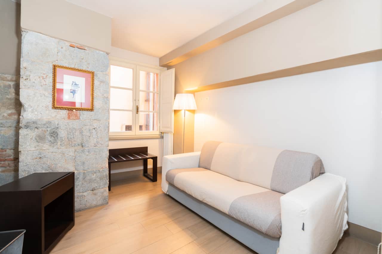 Salotto con divano letto 