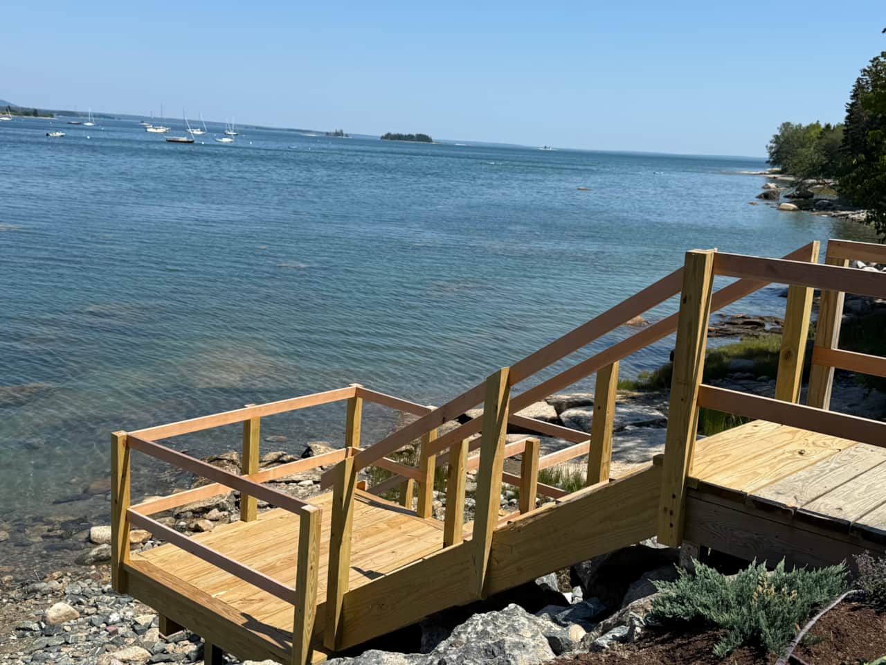 Stairs to beach