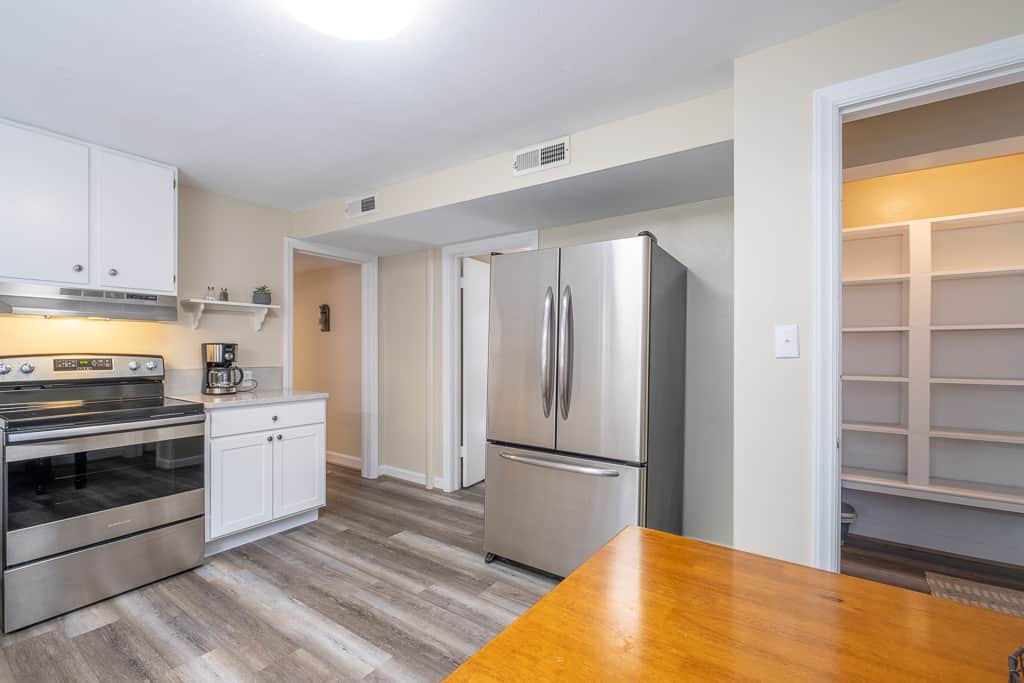 Kitchen with large pantry Kitchen with large pantry