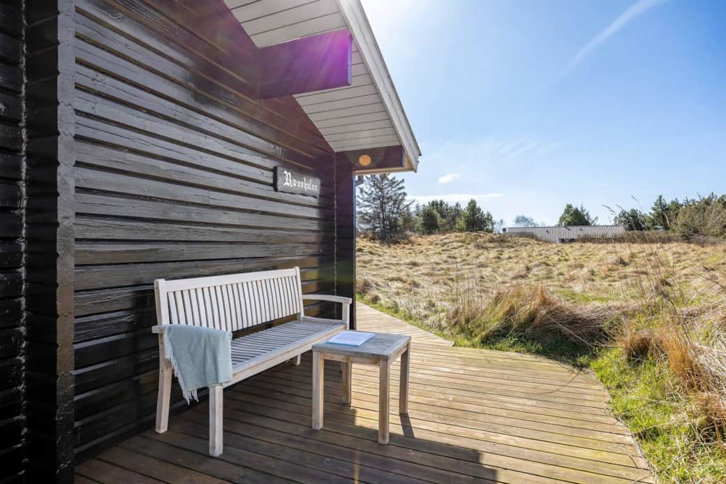 Terrasse foran huset