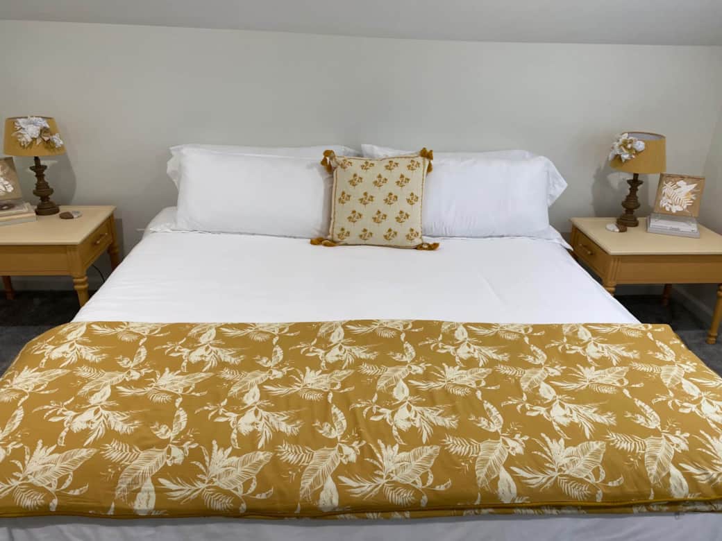 Upstairs bedroom with king bed