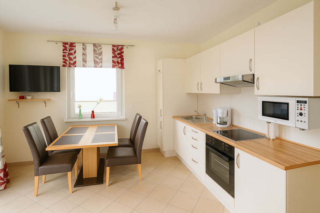 Küche und Essbereich