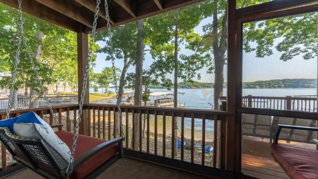 Deck off of the Master