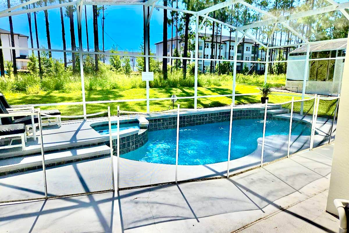 large pool deck