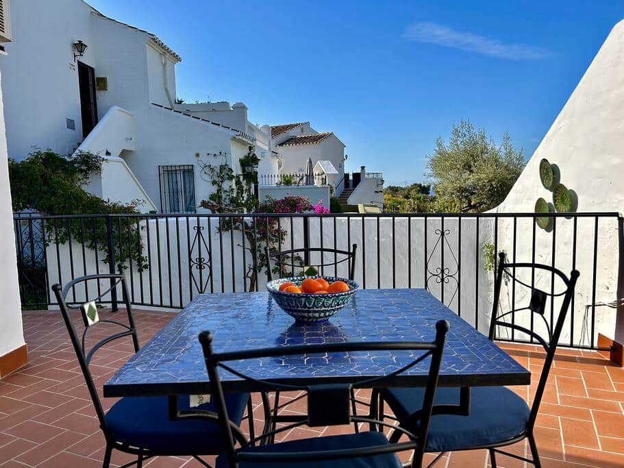 The terrace