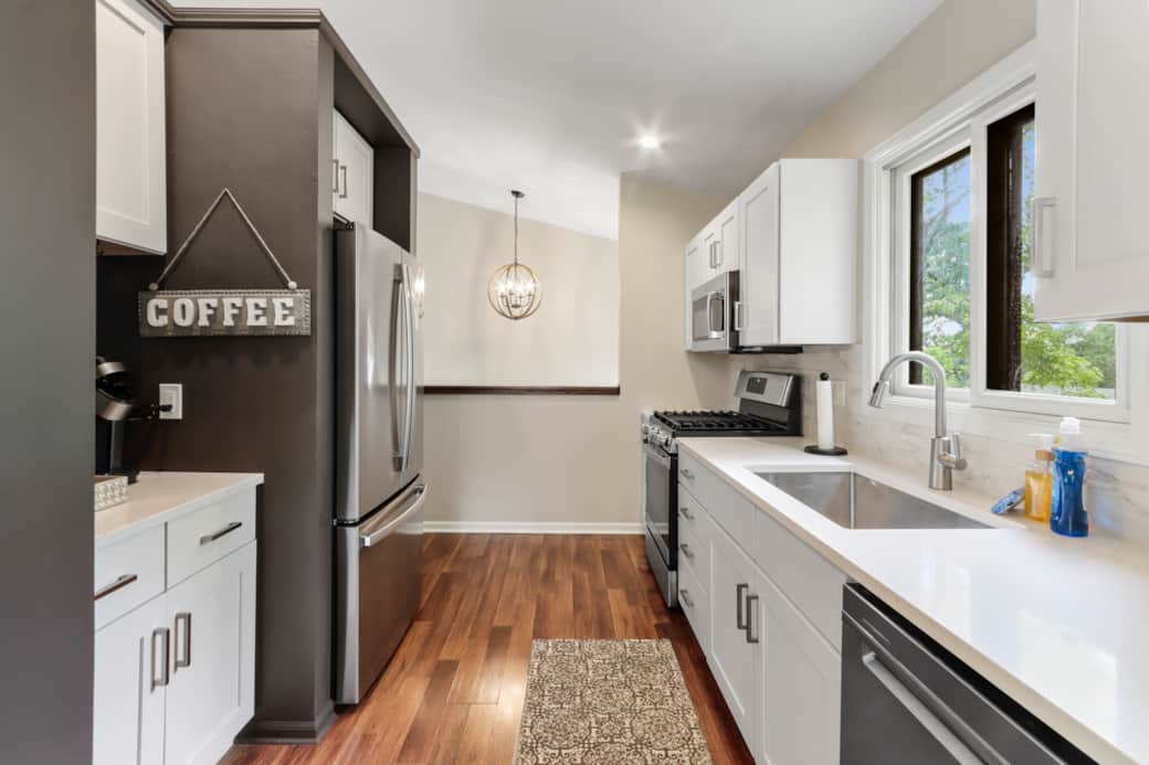 Newly renovated kitchen