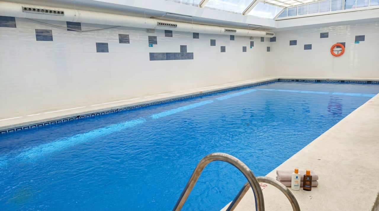 Bright Indoor Pool With Skylight-9