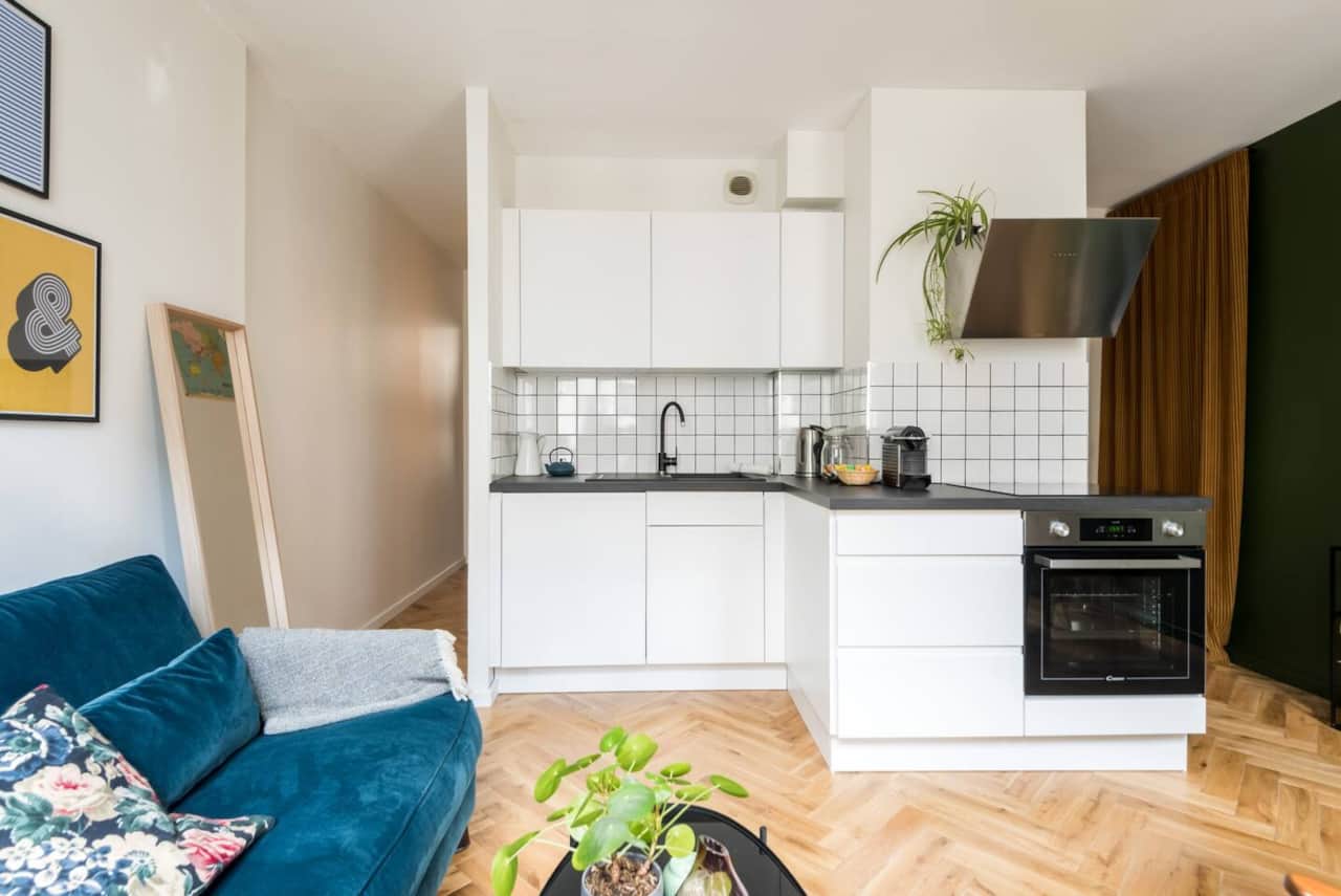 Functional kitchen.